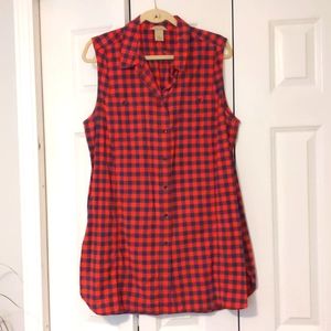 Duluth Trading Tunic Button Tank